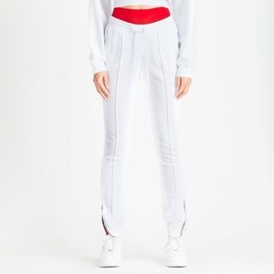 Cotton Citizen Milan Joggers with Zips in white